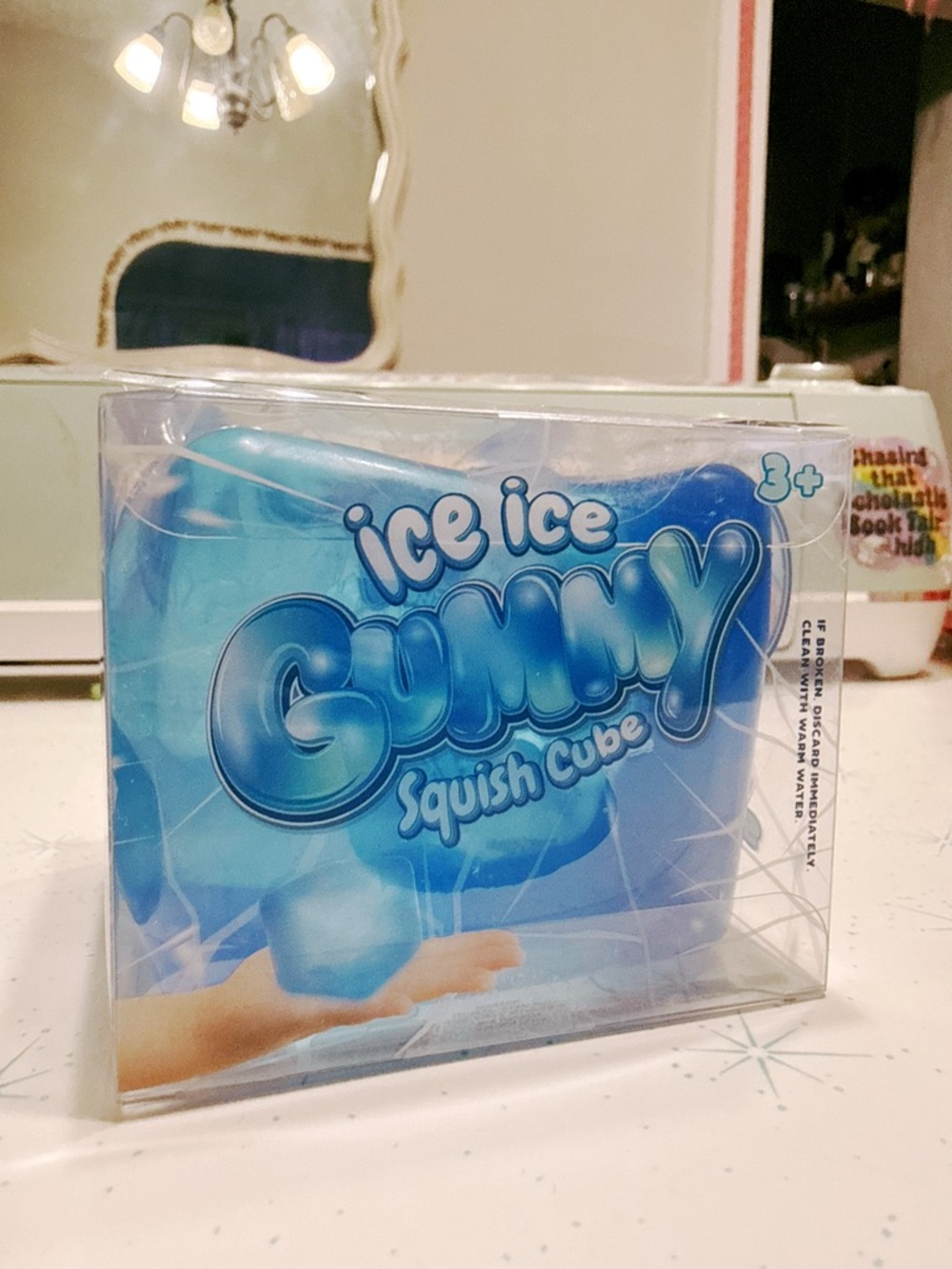 Giant Ice Ice Gummy Squish Cube squishy